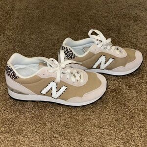New Balance cheetah print sneakers